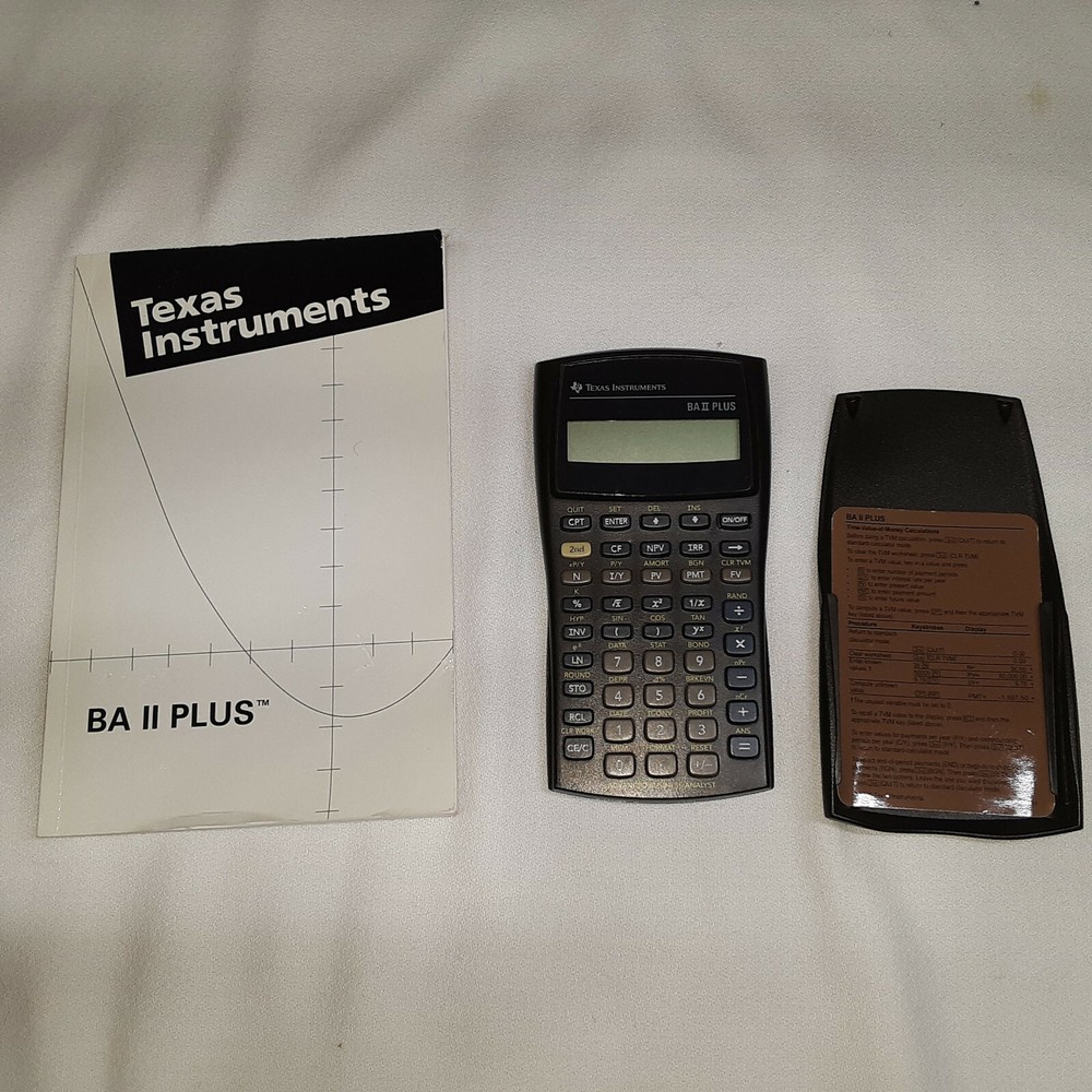 Texas Instruments BA II PLUS Financial Calculator