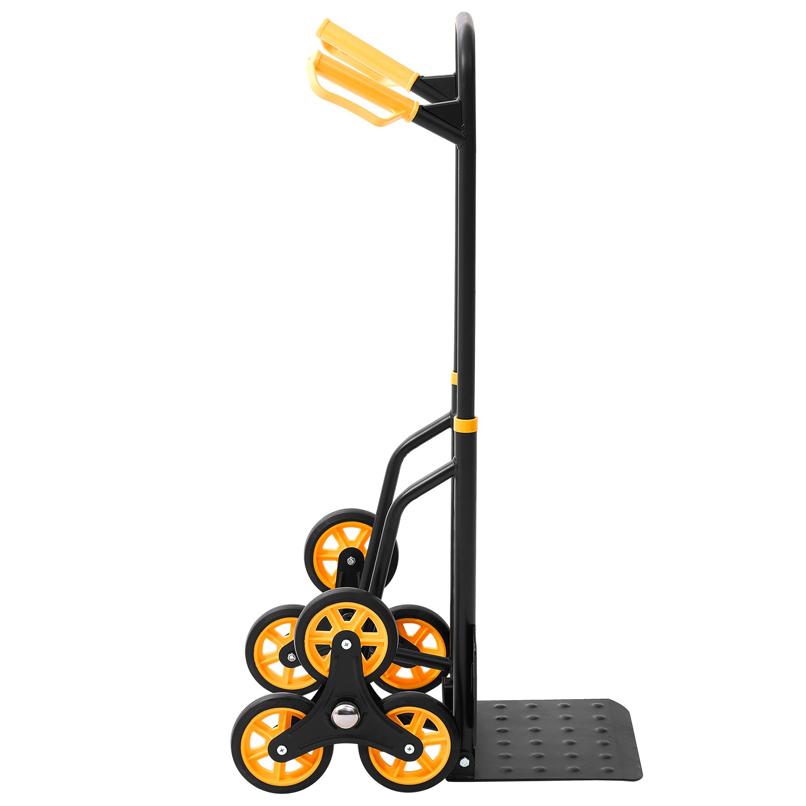 Uimoso Stair Climbing Trolley Cart with 330 lbs Capacity,6 Wheels & 2 Ropes