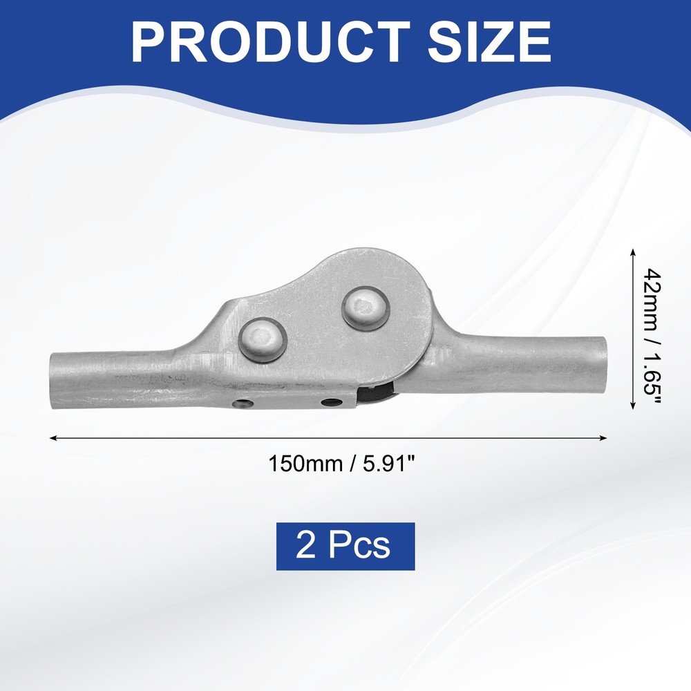 2Pcs Adjustable Sofa Hinge, 180 Degree 5 Gear Support Joint for Sofa