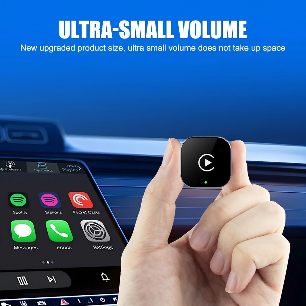 Convert Wired CarPlay to Wireless Adapter iPhone Android Original Car Screen