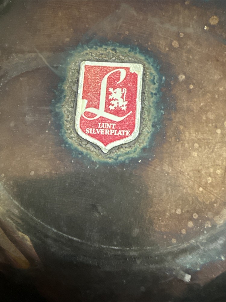 LUNT SILVERPLATE BON BON PLATE/ 'DELICACY' PATTERN