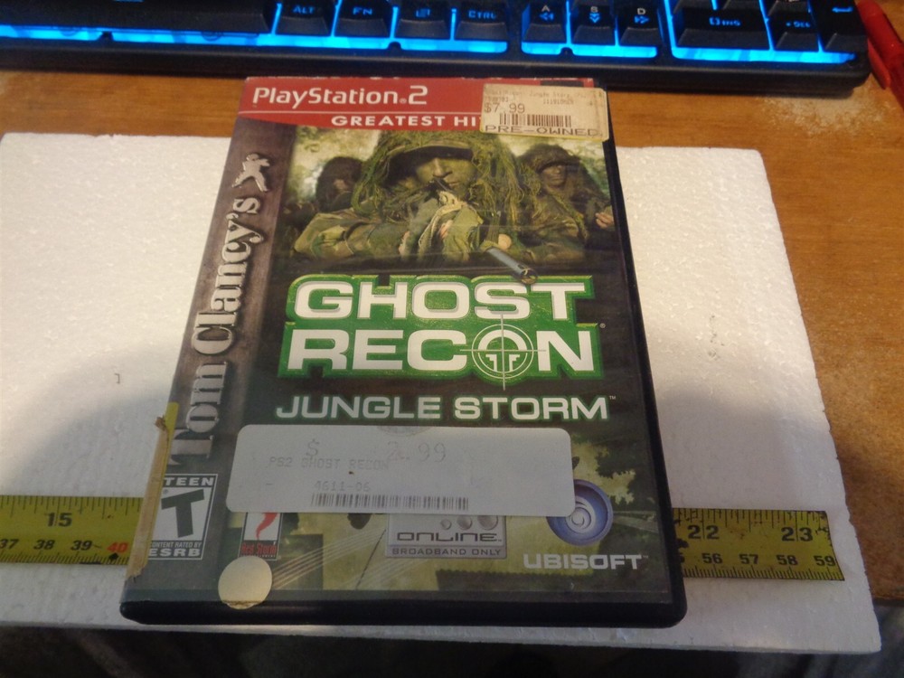 Play Station 2 Computer Program Ghost Recon Jungle Storm (NOT TESTED) (BOX#PIKE)
