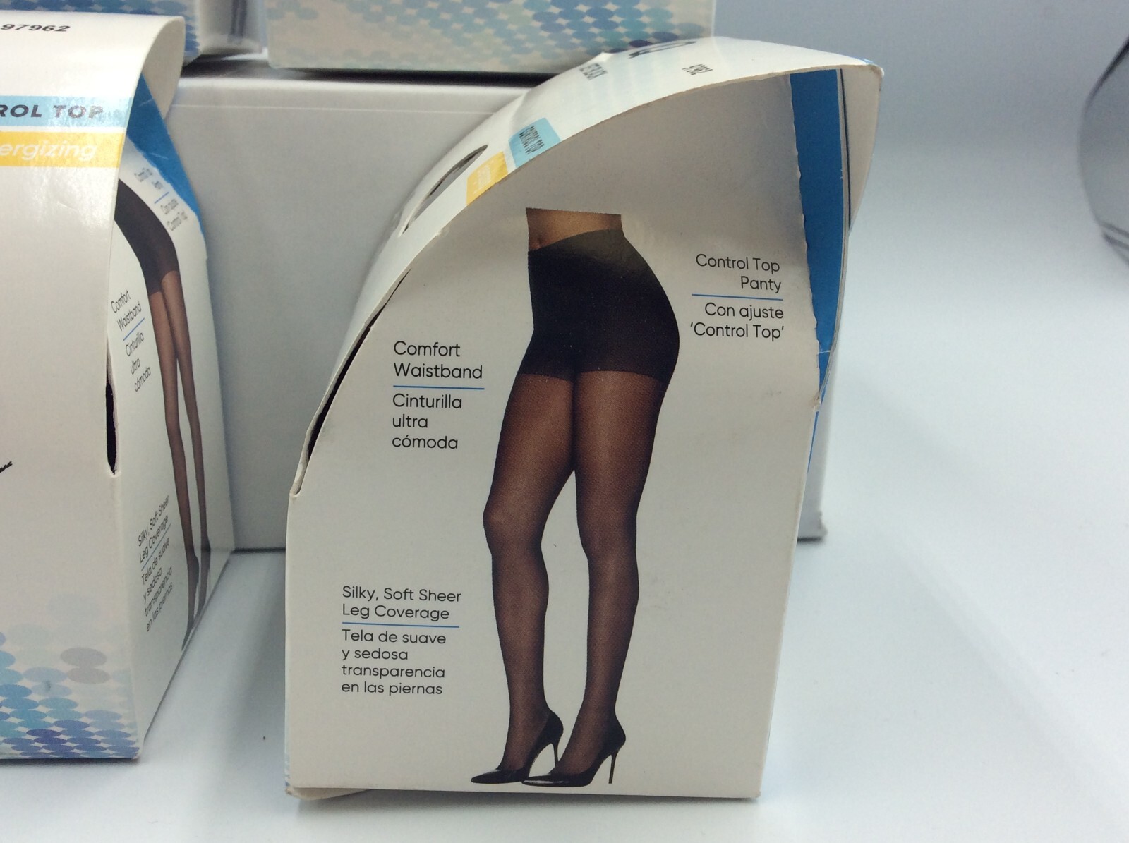Leggs Sheer Tights SIZE Q Energizing Jet Black Tights Light Leg Support, 4/BOXES
