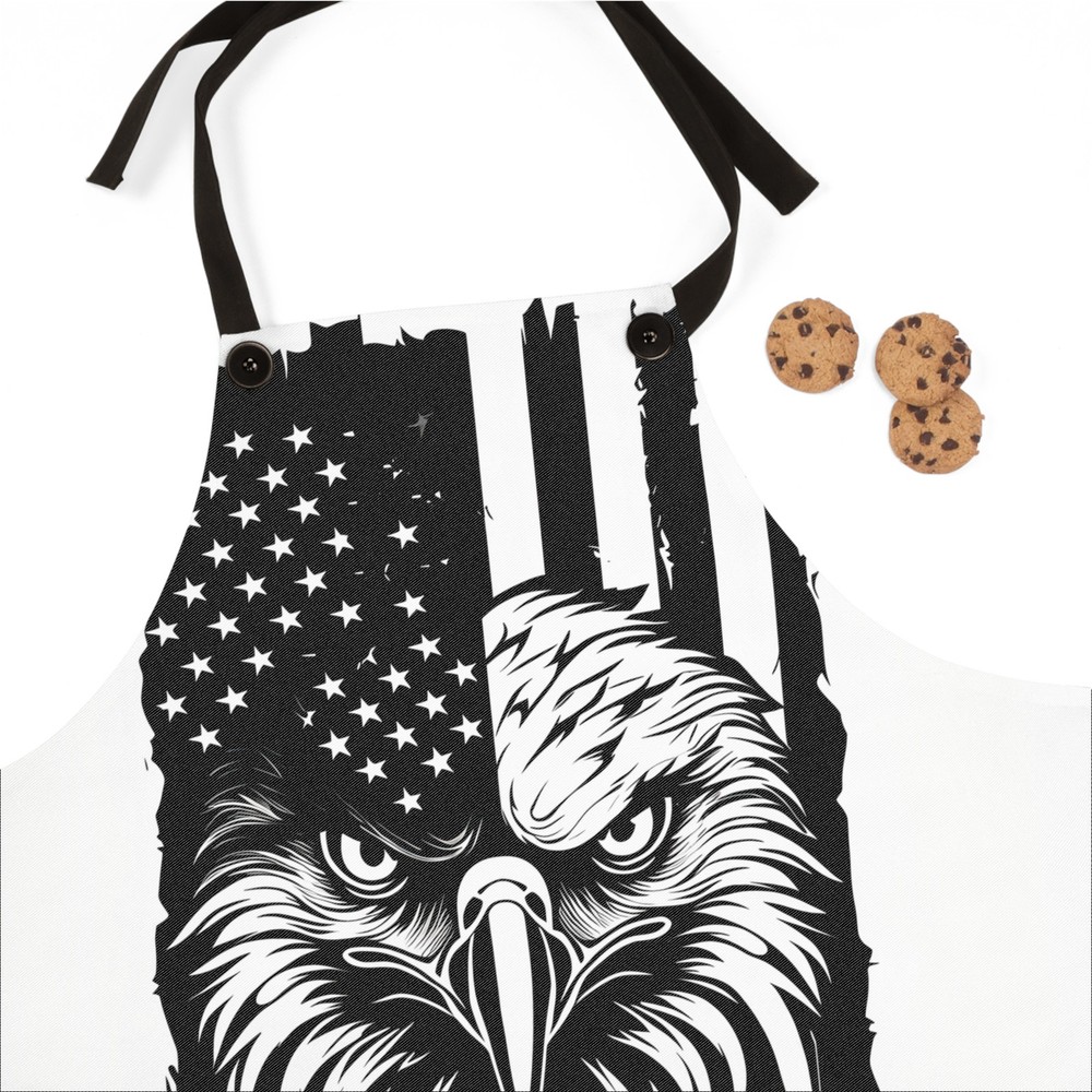 American Eagle Flag Apron | Patriotic Kitchen Apron