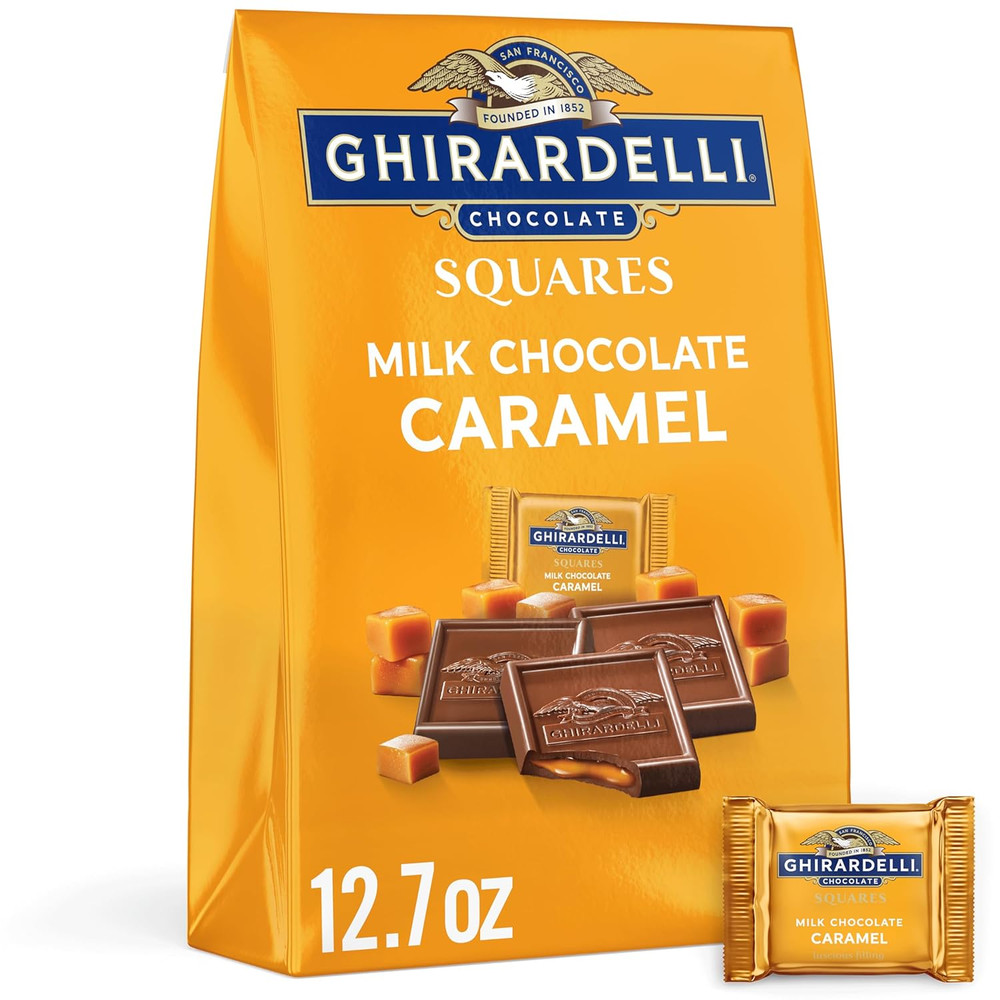 , Milk Chocolate Caramel Squares, 12.7 Ounce