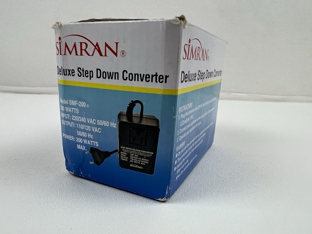 Simran Deluxe Step Down Converter SMF-200 200 Watts UNTESTED