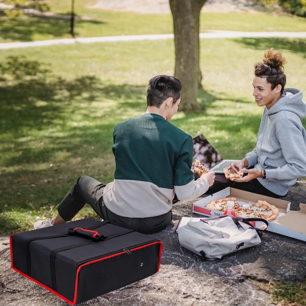Pizza Bag, Insulated Pizza Bags for Delivery Carry Hot, Large Pizza ...