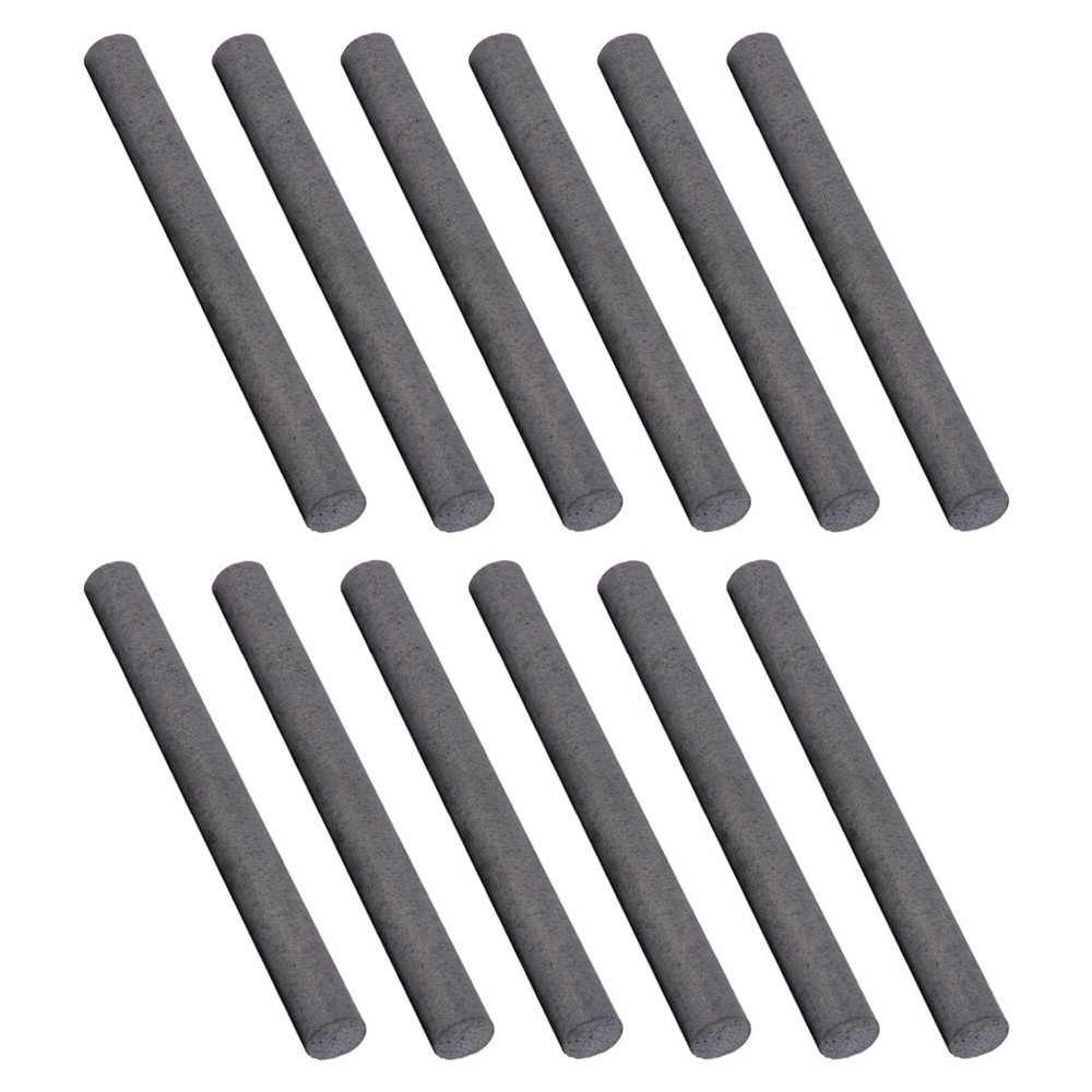 12Pcs Graphite Electrode Cylinder Rod Diameter for Melting Tasks