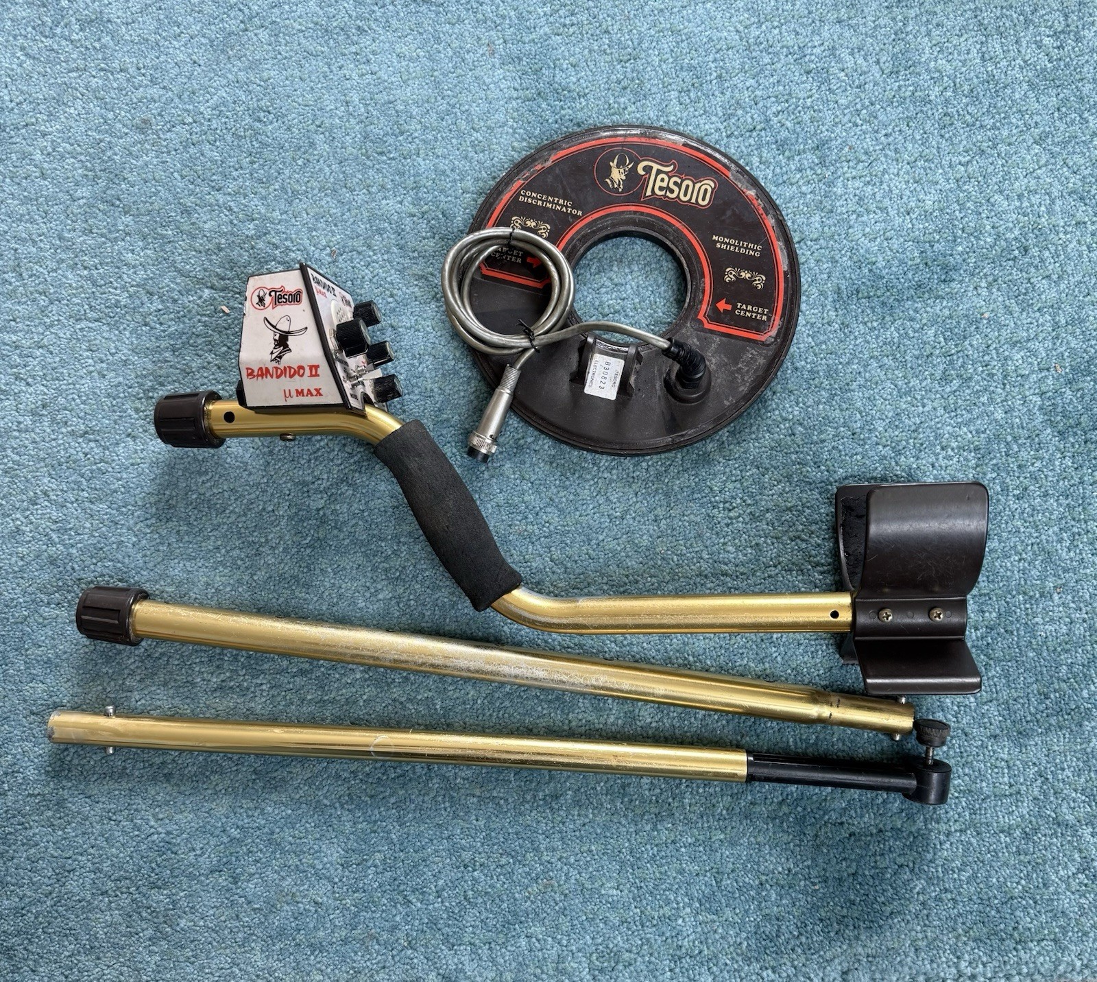 Tesoro Bandido II uMax Metal Detector with ground balance treasure coins relic