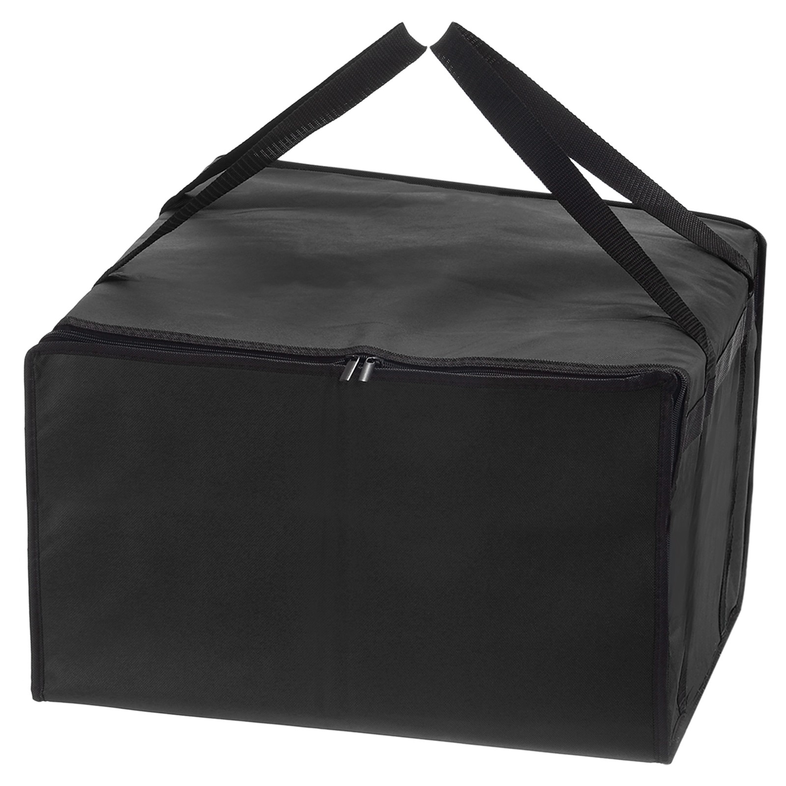 Insulated Pizza Bag 20x20x14 Inches Non-woven Fabrics Grocery Bag Black