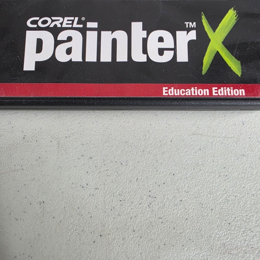 Corel Painter X Software DVD Education Edition Windows & Mac In Case w/ Key