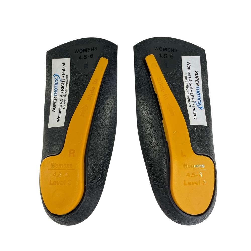 Superthotics Womens Orthotic Shoe Inserts Size 4.5-6 Arch Support Customizable