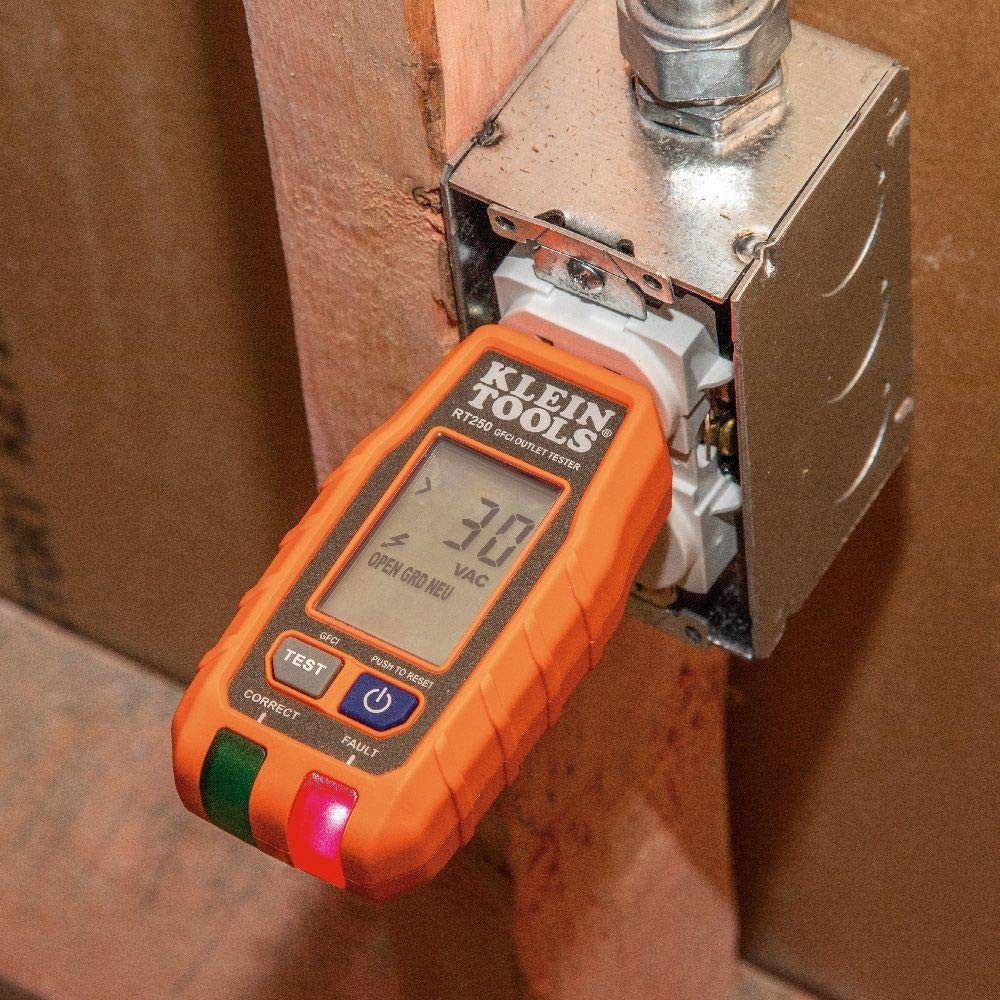 Klein Tools NCVT Dual-Range & GFCI Receptacle Tester Kit