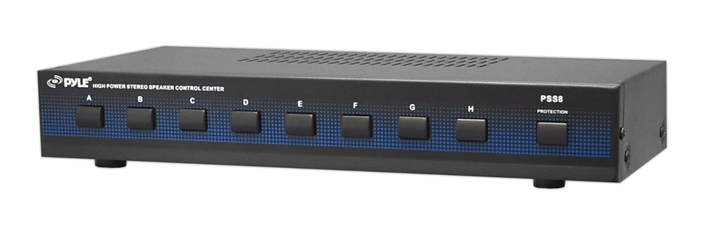 16 Speaker Selector 8 Zone Controller Home Audio Stereo Switcher Center