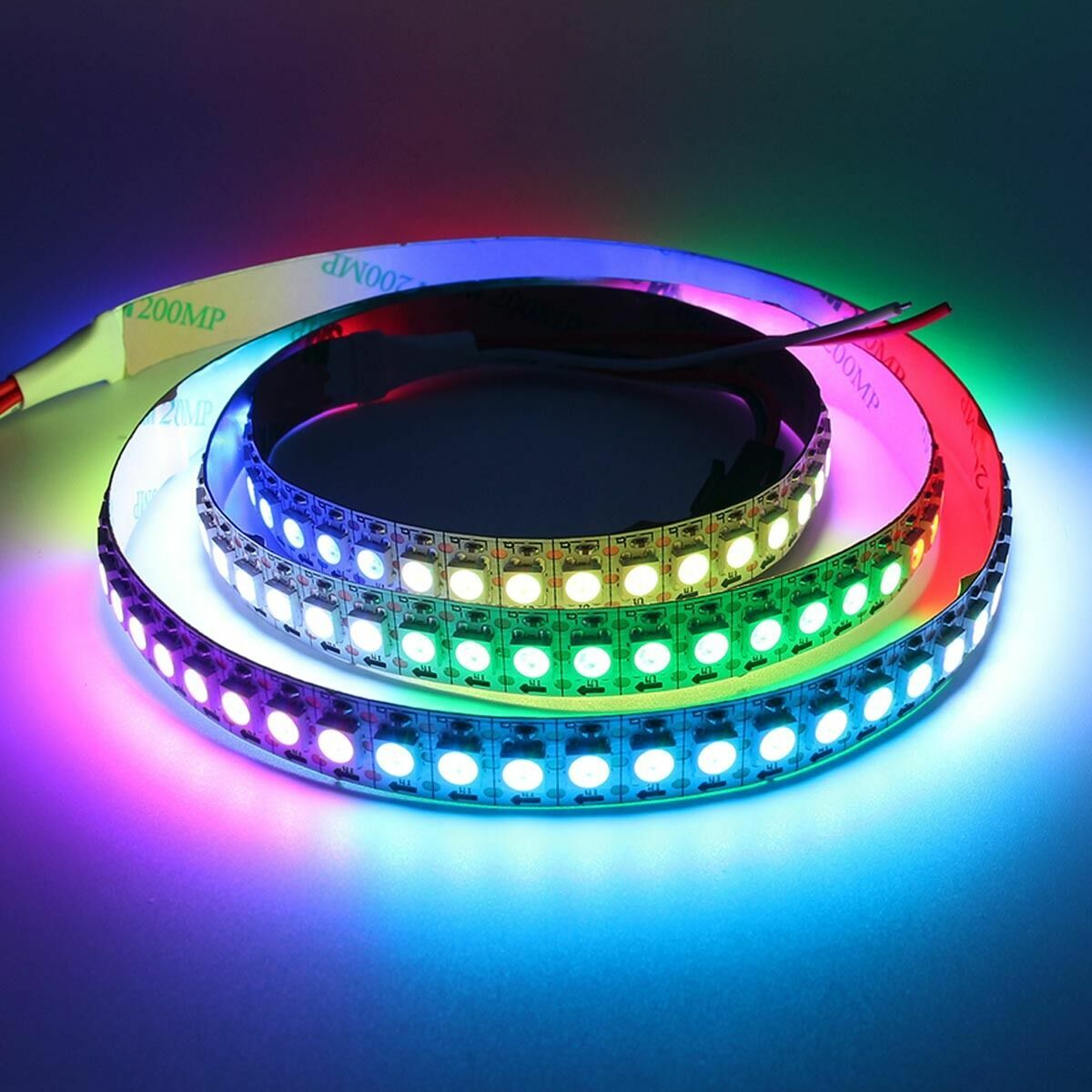 Wholesale WS2812B 5V 5050 RGB LED Strip 1-20M 60-1200 Led Individual Addressable
