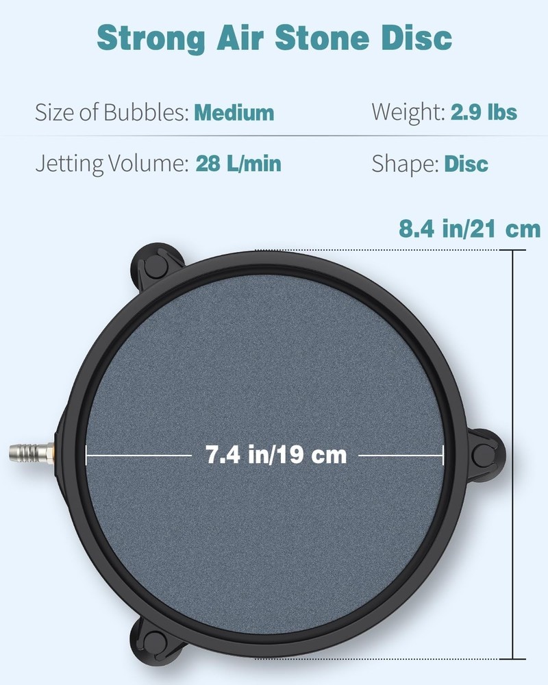 8.4 Inch Bubble Diffuser with Automatic Operation for Water Aeration