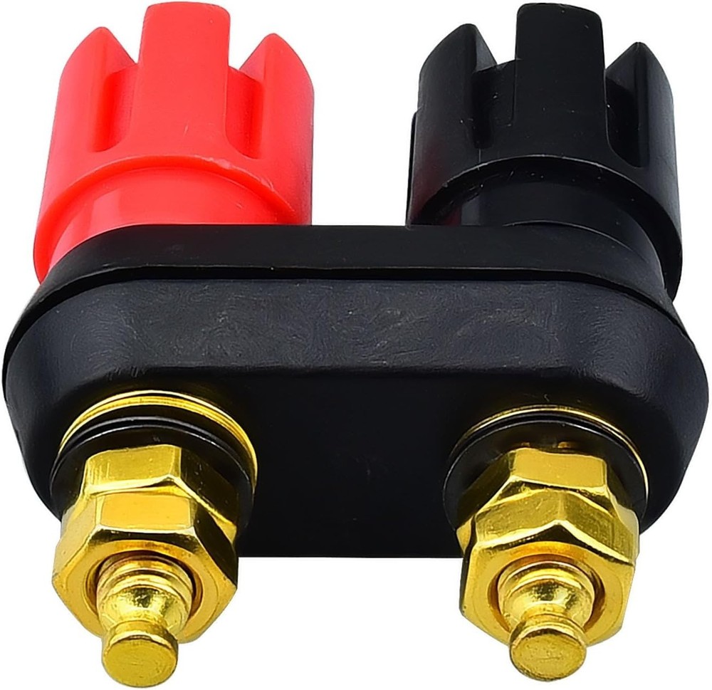 Secure Your Audio Setup with Gold Plated 4mm Banana Plug Binding Posts - 2 Pack