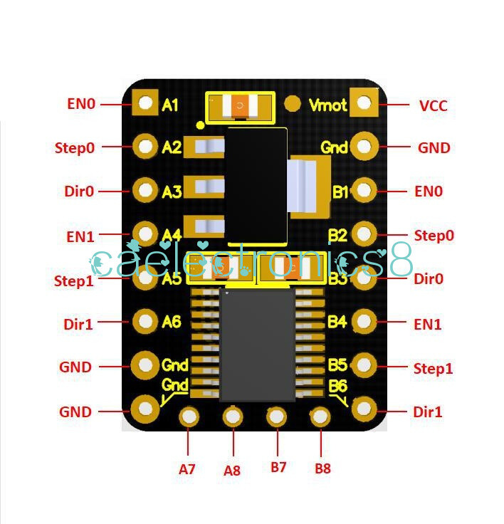 1PCS 4A 8CH Bus Transceiver Module Master Control sn74act245pwr Welding