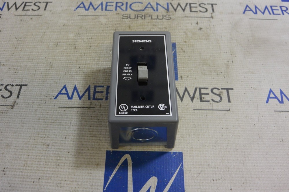 SMFFG1 Siemens 1P Toggle Manual Starter NEW