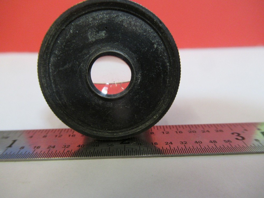 ANTIQUE ERNST LEITZ "4" EYEPIECE MICROSCOPE PART OPTICS AS PICTURED #B1-A-51