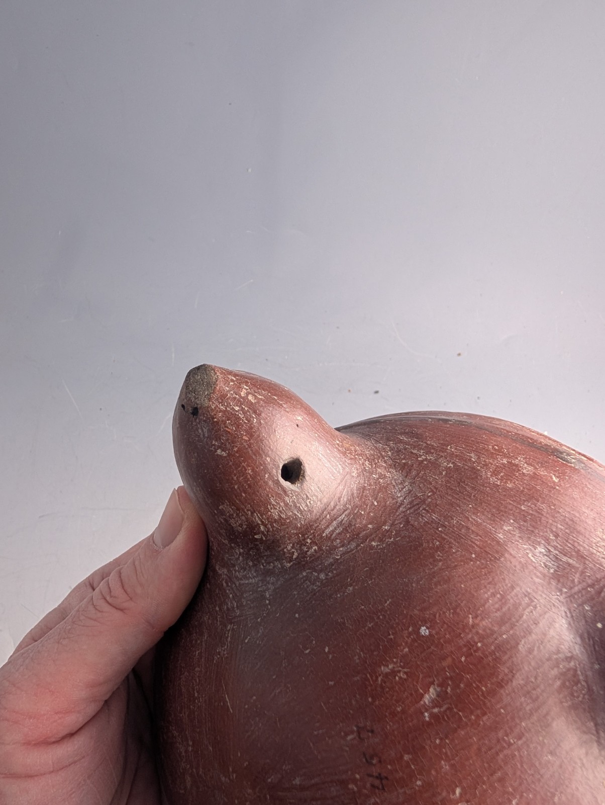 PRE COLUMBIAN POTTERY TRIPOD OFFERING BOWL FROM COPAN, HONDURAS