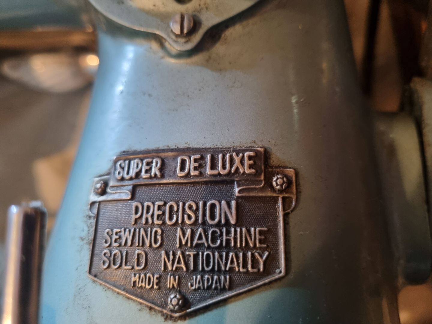Vintage Sewing Machine Super Deluxe Precision Japan