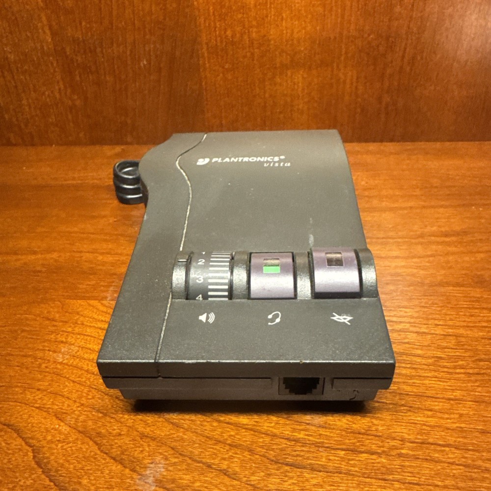 Plantronics M12 Sound Amplifier Sound Innovation Headset Amplifier Untested