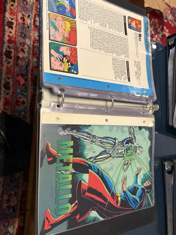Comic Book Bio Binders
