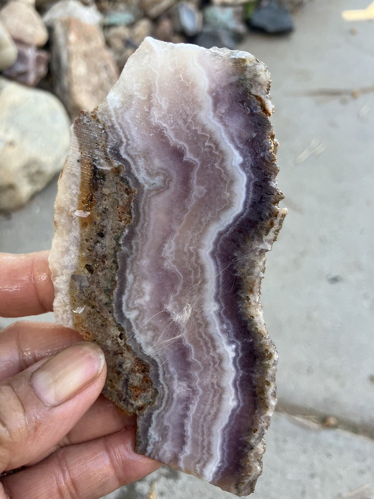 Lace Amethyst - End Cut