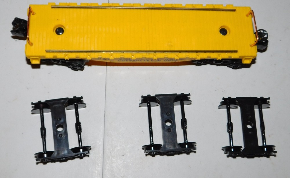 Lionel Flat Bed ~ Chesapeake & Ohio ~ Rd# 9024 Replacement Bogie Load - O-27