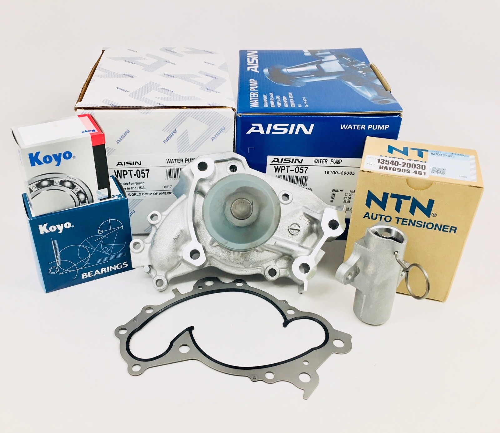 Genuine Timing Belt and Water Pump Kit with Seals Belts Tensioner NTN KOYO