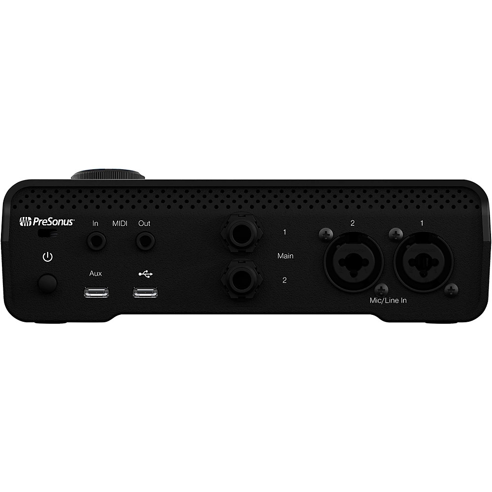 PreSonus Quantum ES2 Audio Interface w/Eris 2nd Gen Studio5 Pair Cables & Stands