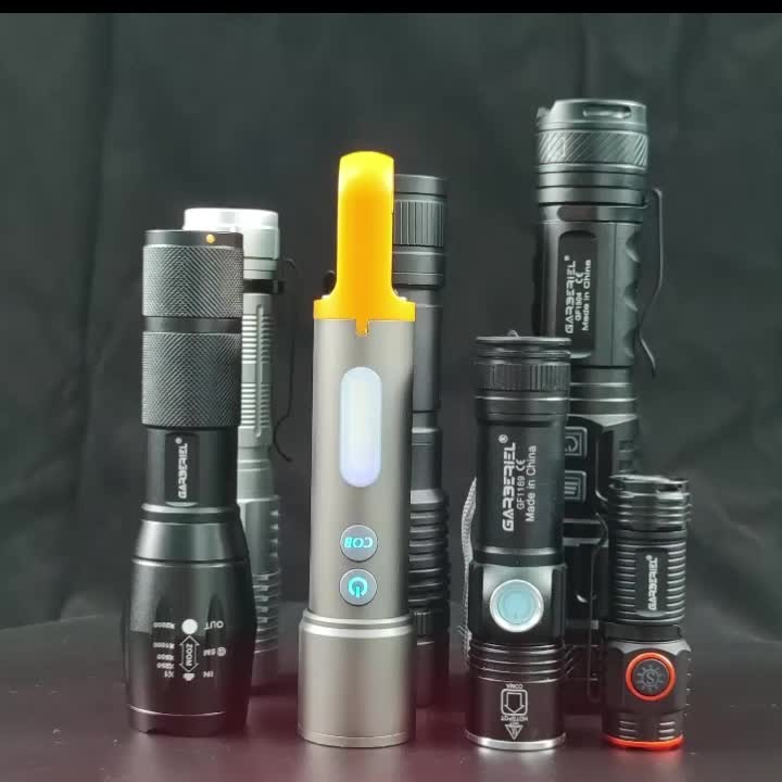 990000000 Lumen Super Bright LED Tactical Flashlight Rechargeable LED Work Light