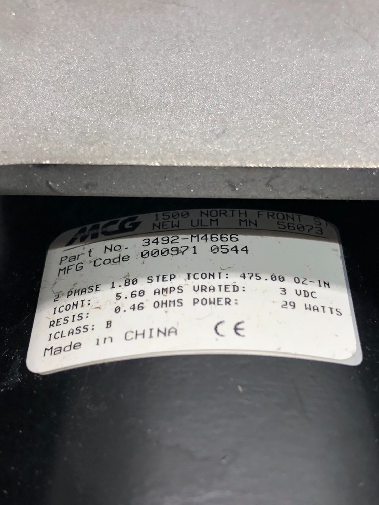 MCG 3492-M4666 2Phase 1.80 deg Stepper Motor