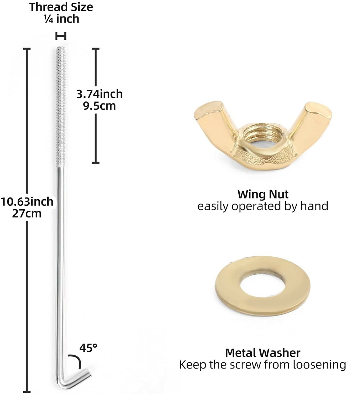 10.6'' Adjustable Car Crossbar Battery Hold Down Bracket Holder Storage 27 CM