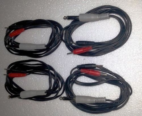 Electrotherapy 4 Channel Electrode Cable 4 Nos.for Model Dynoplus Stimulator %$