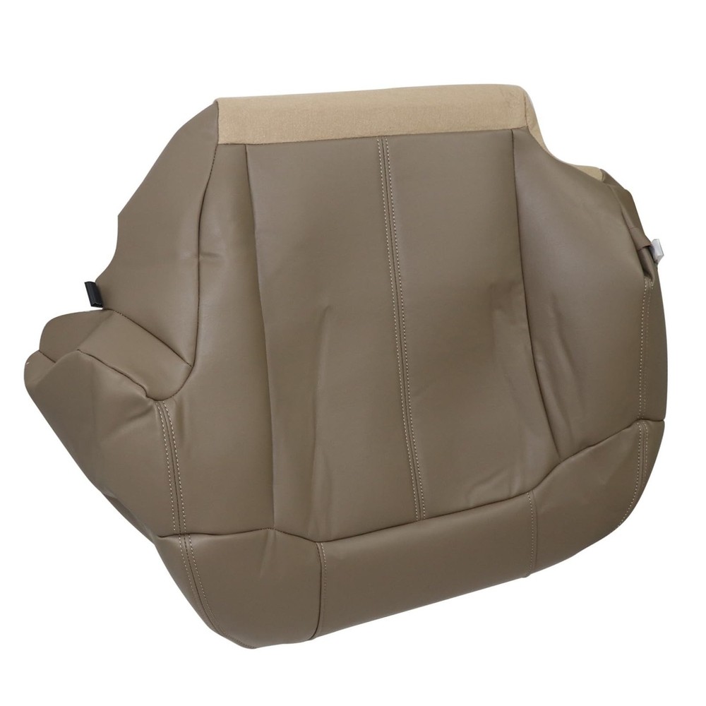 NLQR Front Driver Bottom Replacement Seat Cover Medium Neutral Tan 522 Microf...