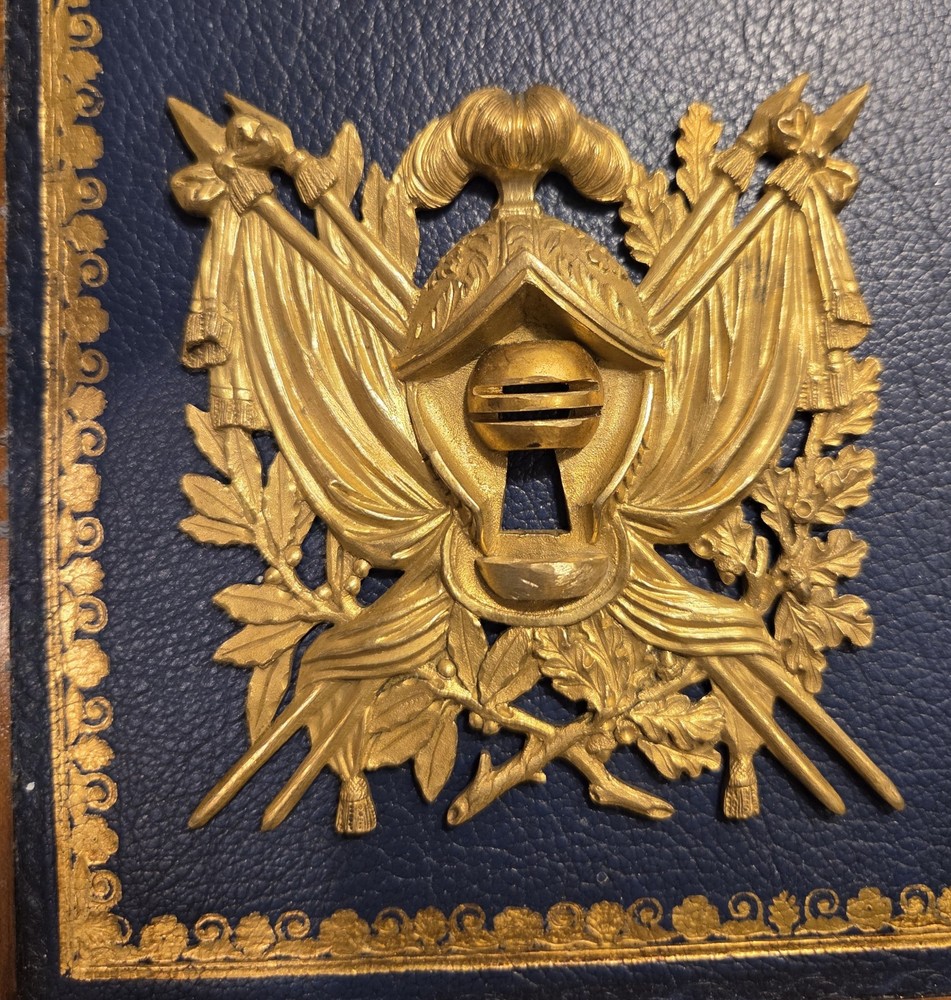 Antique Bronze Neoclassical Pediments