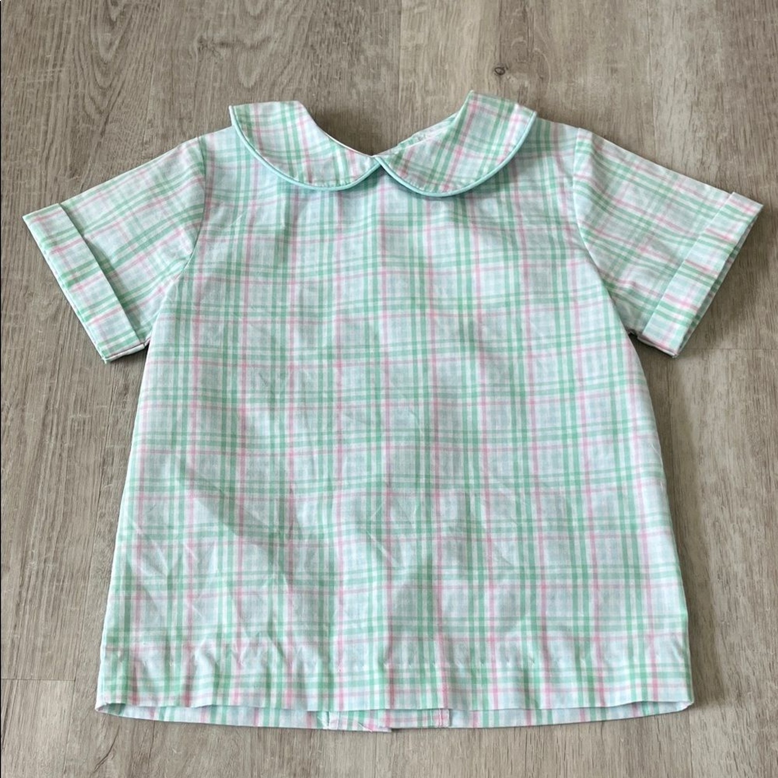 Bailey Boys Cypress Plaid Boys Piped Shirt Collar Preppy NWT New 4T