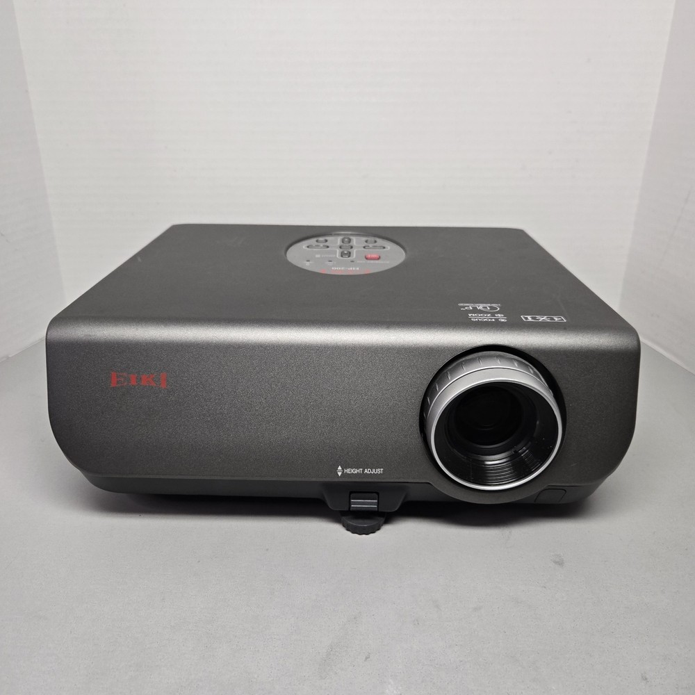 EIKI EIP-200 Projector - VGA / S Video Inputs - Tested - Lamp Timer 201 Hours