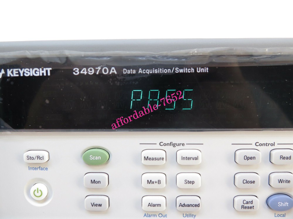 NEW Agilent HP 34970A Data Acquisition Switch Unit w/  Multi-function module