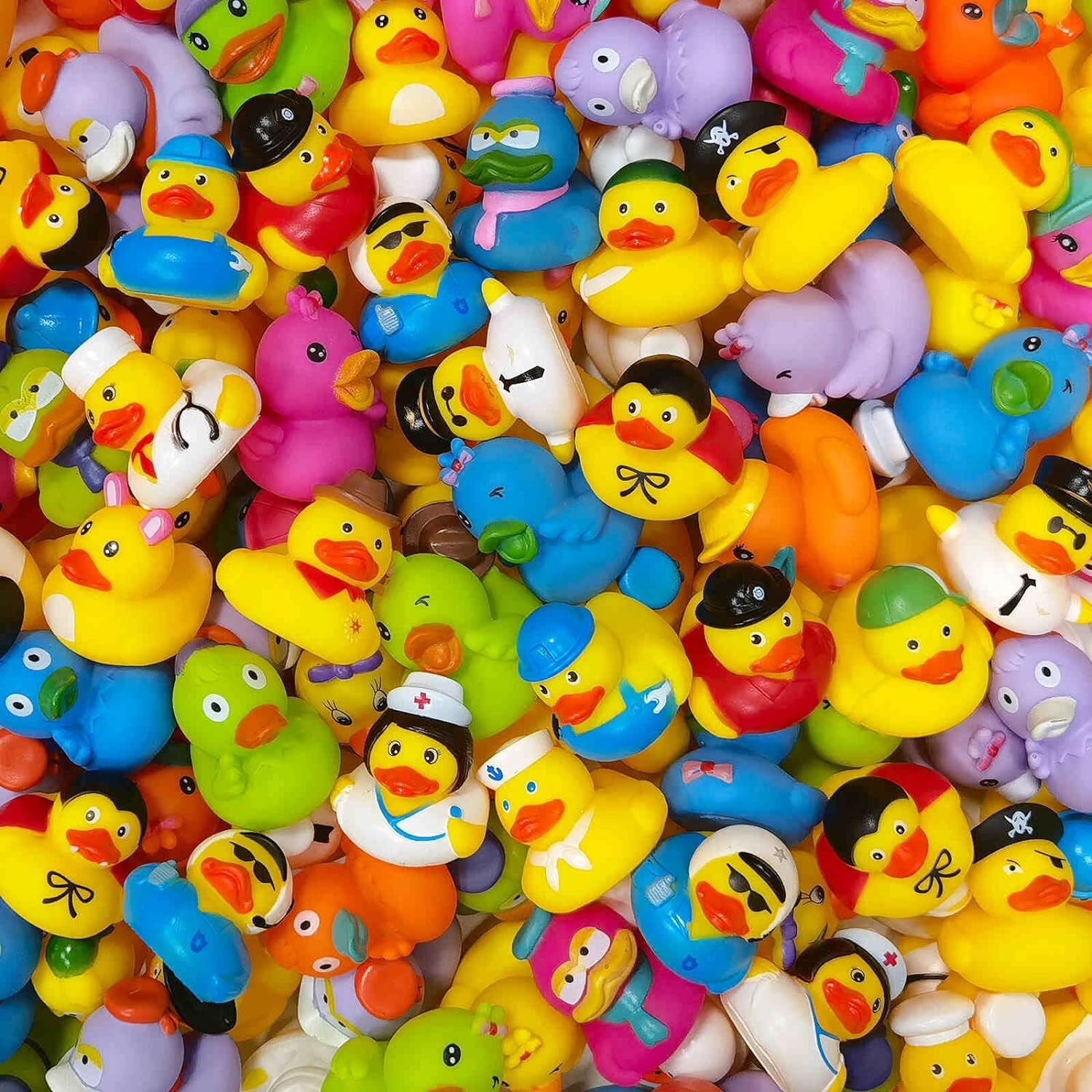 Rubber Ducks in Bulk,Assortment Duckies for Jeep Ducking Floater Duck Bath Toys