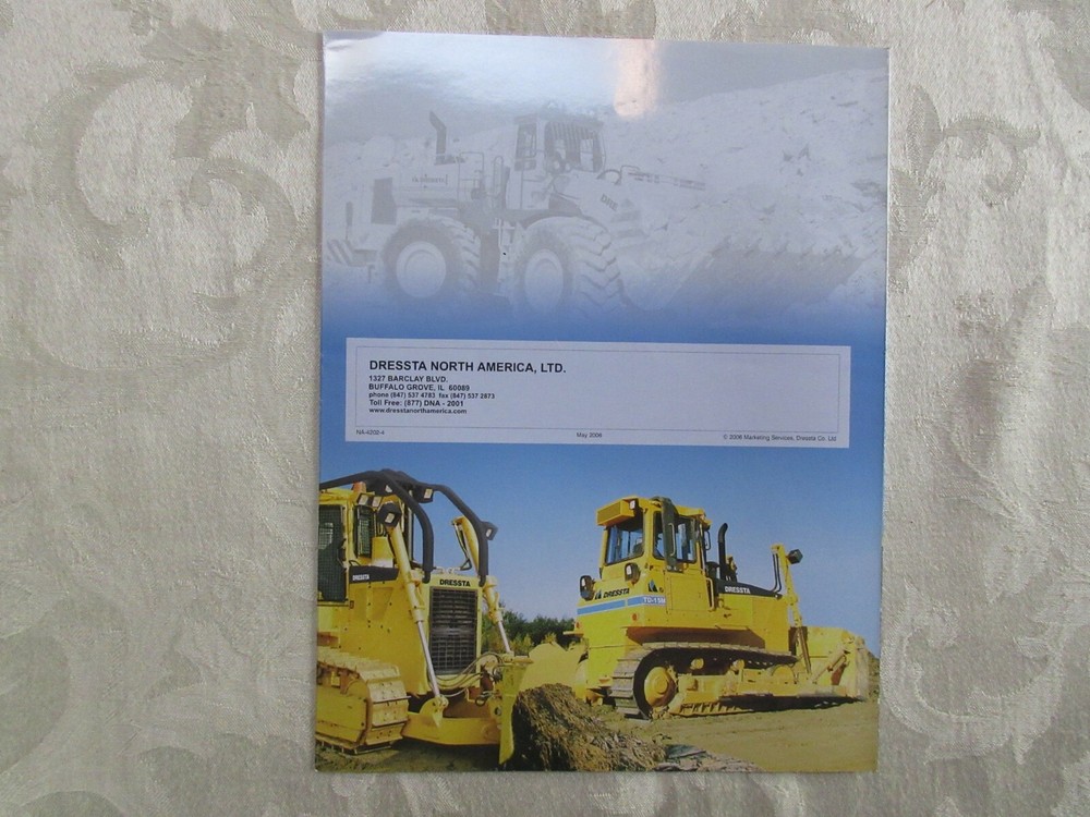 Dressta Product Specifications Brochure 2006