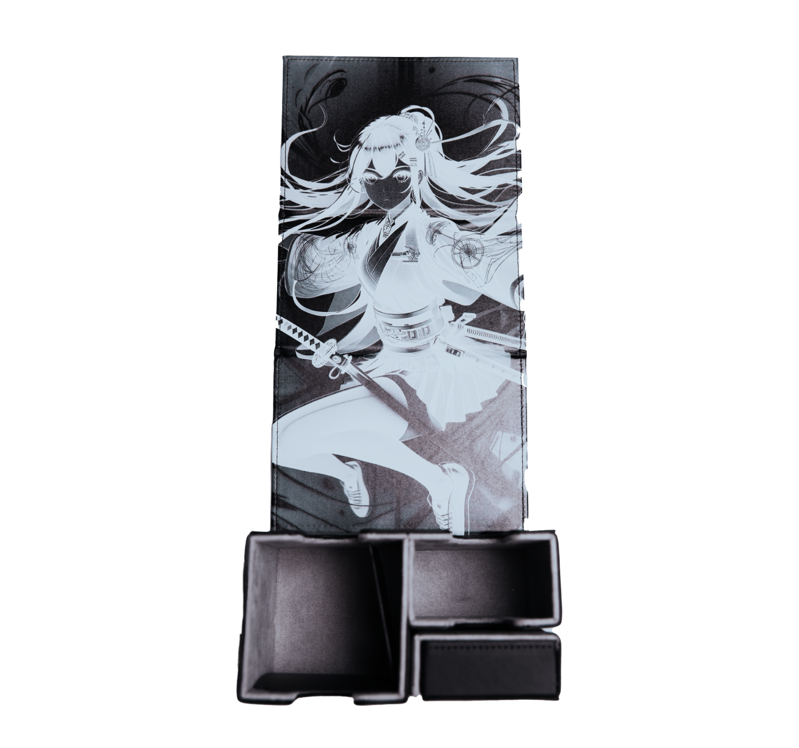 Card Deck Box Fit for MTG Deck Box with Black Card Dividers, 4 Pack COMBO