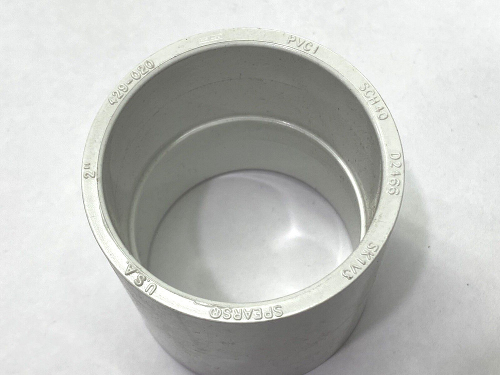 Spears 429-020 Pipe Coupling 2" SCH 40 Socket LOT OF 2