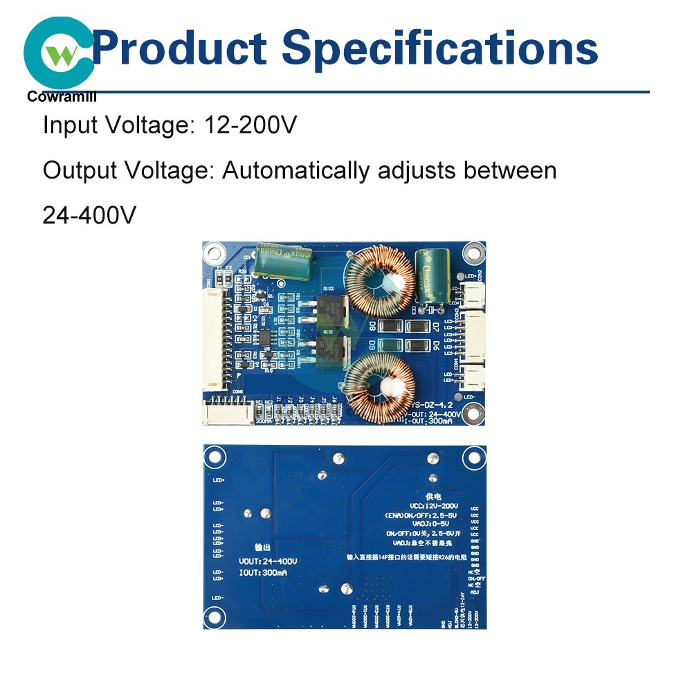 32-100 Inch LED LCD TV Backlight Boost Step Up Constant Current Driver Board