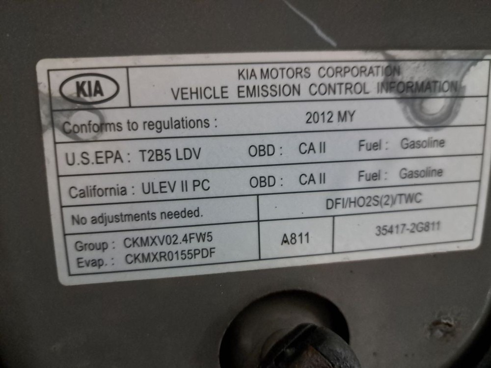 2012 Optima Display Screen Sku#4362043