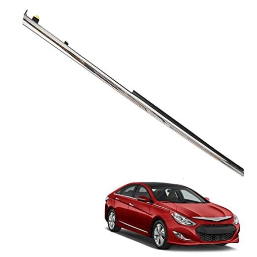 Chrome Molding Trim Garnish Front Right Passenger Side Replacement for 2011
