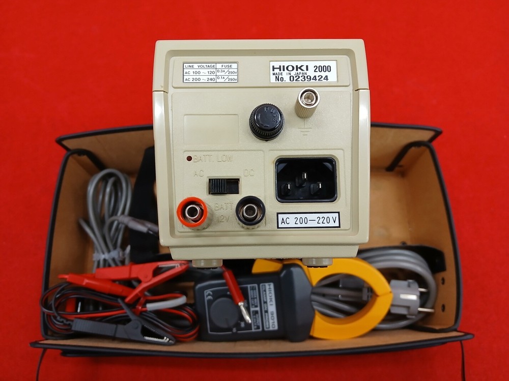 HIOKI 8203 Micro Hi Corder W/ PROBE VOLTAGE CURRENT DATA ACQUISITION