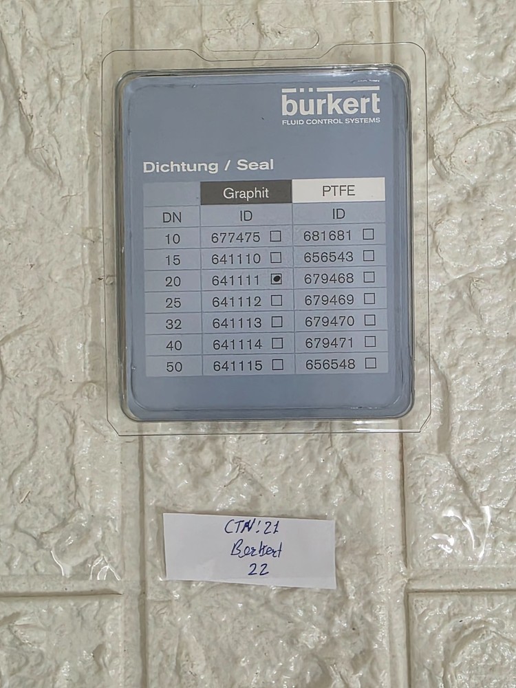 BURKERT DICHTUNG VERPACKT DN20 00641111